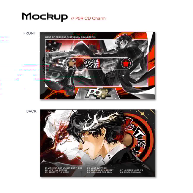 [PRE-ORDER] Persona 3/4/5 CD Charm Series