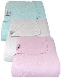 Image 2 of Antique White HexiDaisy Quilted Throw