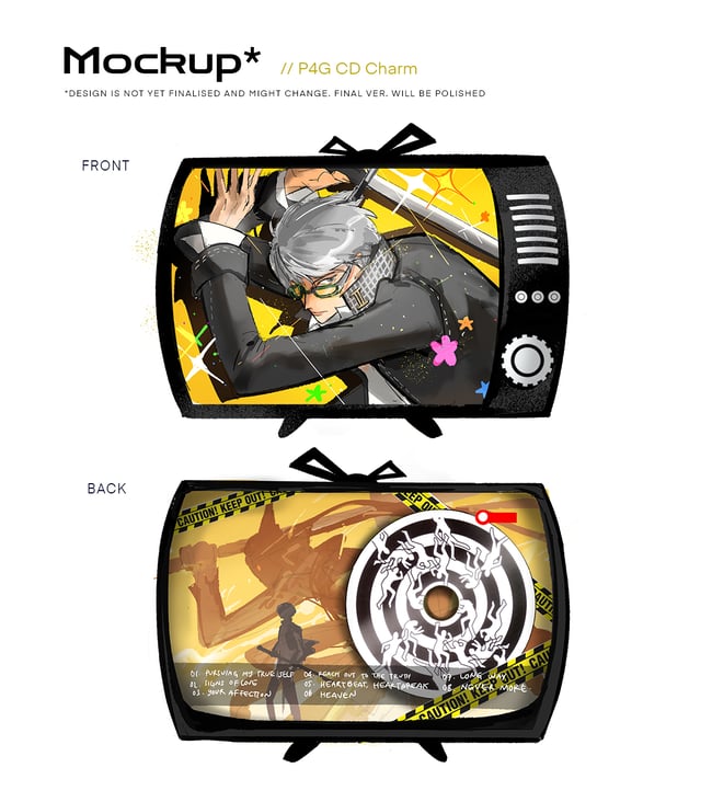 [PRE-ORDER] Persona 3/4/5 CD Charm Series