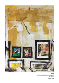 Image 4 of "Stairs" - Original painting on mounted wooden panel. By Alan C. Martin