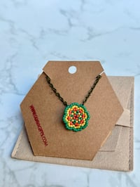 Mini Flor Green Yellow Orange