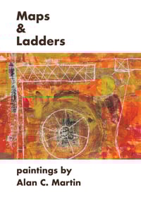 Image 3 of Jacob's Ladder & The Wild West  - Original painting on mounted wooden panel. By Alan C. Martin