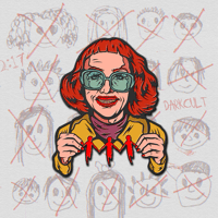 Image 1 of Aunt Gladys enamel pin