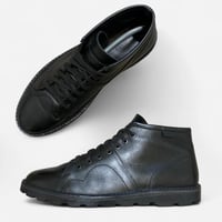 Image 3 of FW09 Burberry Prorsum Runway Calf Leather Monkey Boots - Size EU44