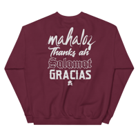 Image 1 of AS25.AW Thanks Ah Crewneck Maroon