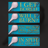 Image 2 of Deftones "Adrenaline" Lyric Stickers
