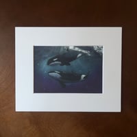 Image 1 of “Tranquility” mini matted fine art print 