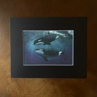 Image 2 of “Tranquility” mini matted fine art print 