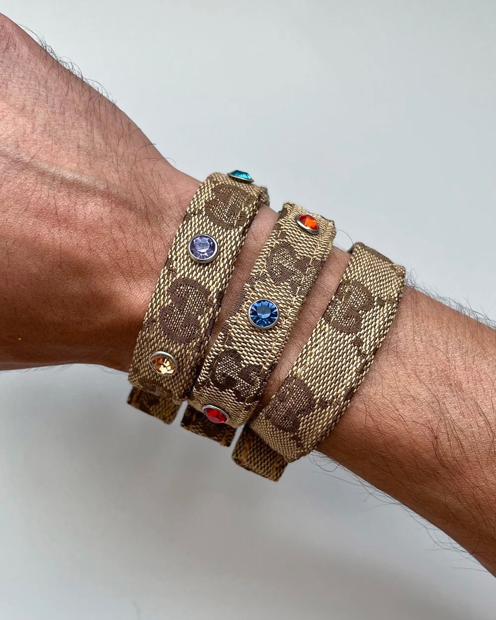 Image of ICEY GG MONOGRAM BRACELET NO.2