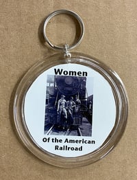 Women of the American Railroad keyring