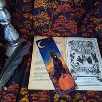 Image 2 of Bookmarks Halloween 2025 Dog - Black - German Shephed / Doberman