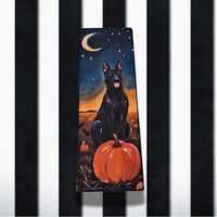Image 1 of Bookmarks Halloween 2025 Dog - Black - German Shephed / Doberman