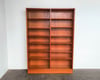 Double Wide Teak Mid Century Shelf by Poul Hundevad