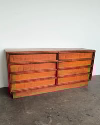 Image 2 of Brown Saltman Lowboy Dresser