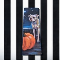 Image 1 of Bookmarks Halloween 2025 Dog - White Boxer