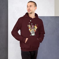 Image 14 of Frankenflower - Unisex Pullover Hoodie - Heavy Blend -  50/50 Cotton Poly - Front and Back Print