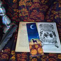 Image 2 of Bookmarks Halloween 2025 Dog - Black