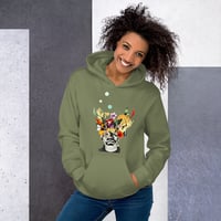 Image 6 of Frankenflower - Unisex Pullover Hoodie - Heavy Blend -  50/50 Cotton Poly - Front and Back Print