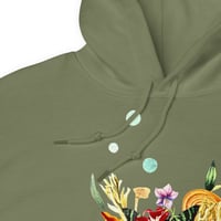 Image 5 of Frankenflower - Unisex Pullover Hoodie - Heavy Blend -  50/50 Cotton Poly - Front and Back Print