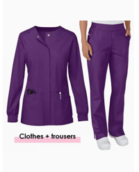 Image 2 of Long-sleeved Scrub Suit