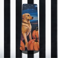 Image 1 of Bookmarks Halloween 2025 Dog - golden retriver