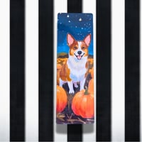 Image 1 of Bookmarks Halloween 2025 Dog - Corgi