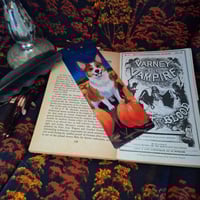 Image 2 of Bookmarks Halloween 2025 Dog - Corgi