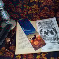 Image 2 of Bookmarks Halloween 2025 Dog - small black dog