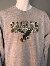 Eagles w/print long sleeve 