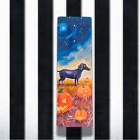 Image 1 of Bookmarks Halloween 2025 Dog - Dachshund
