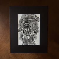 Image 2 of “Focused on fate” mini matted fine art print