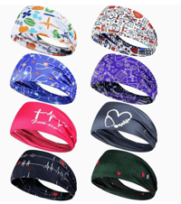 Non-Slip Elastic Headbands