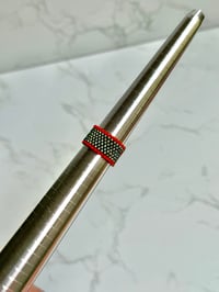 Image 3 of Two side Ring Dark grey/Red Size 7.75