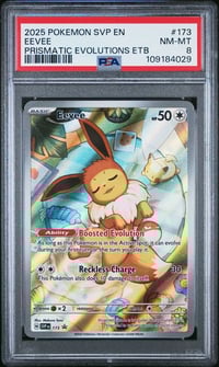 Image 1 of [PSA 9] POKEMON SVP EN-SV BLACK STAR PROMO #173 EEVEE PRISMATIC EVOLUTIONS ETB
