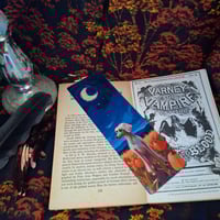 Image 2 of Bookmarks Halloween 2025 Dog - White folded ear dog