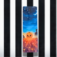 Image 1 of Bookmarks Halloween 2025 Dog - Large and small black dog