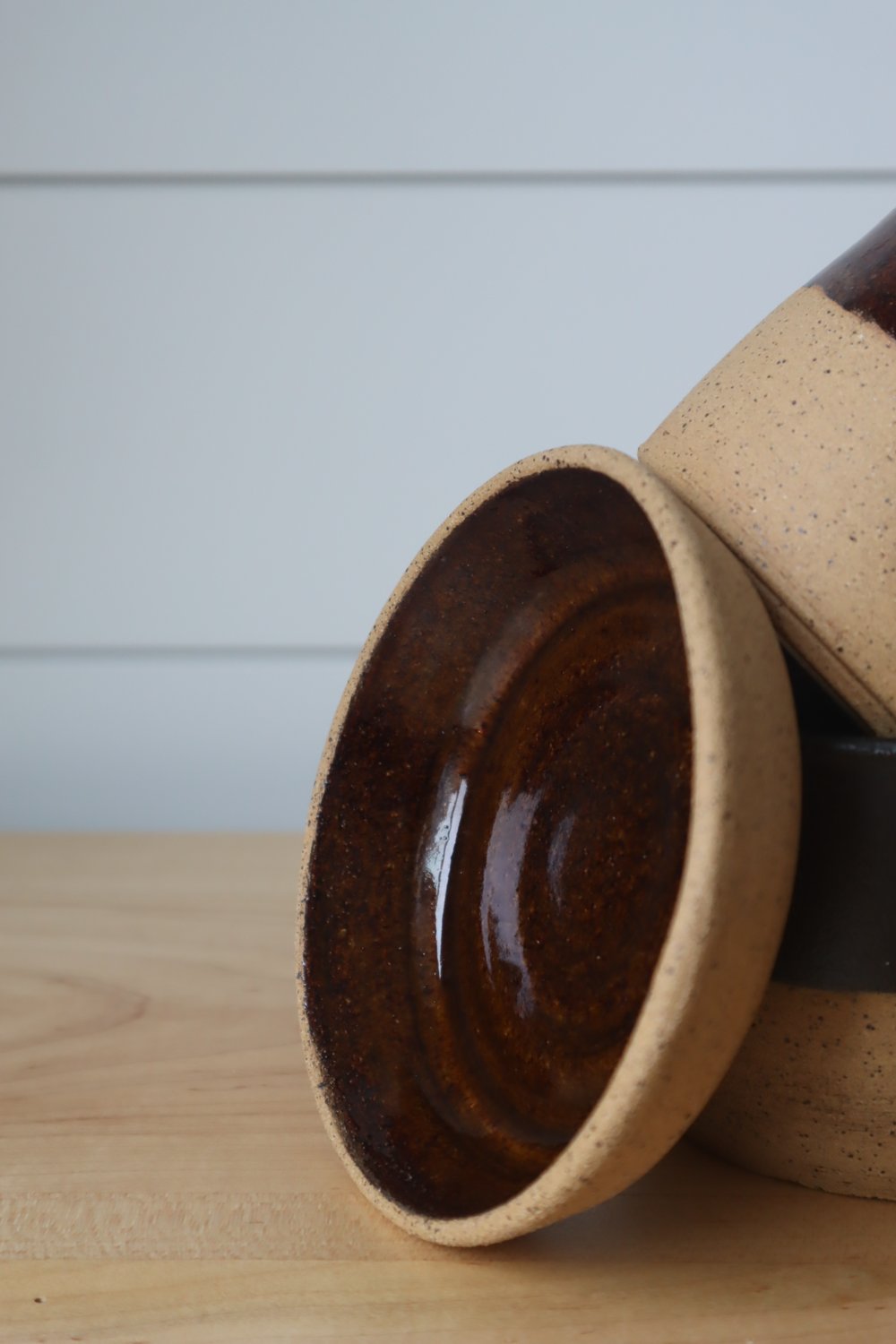 Image of Banchan Plate (Kuri Brown 栗)