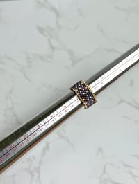 Image 1 of Blue/Gold Size 6.5, Two side Ring 