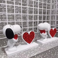 Image 1 of Snoopy Heart Figurine