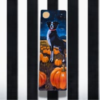 Image 1 of Bookmarks Halloween 2025 Dog -  Border Collie surprise pose