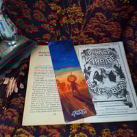 Image 3 of Bookmarks Halloween 2025 Dog - Cavalier King Charles Spaniel black and white