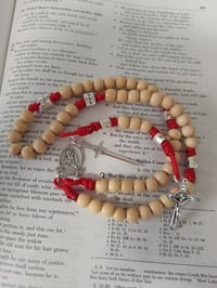 Image 1 of Saint Michael Archangel Paracord Rosary