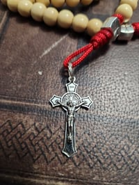 Image 4 of Saint Michael Archangel Paracord Rosary