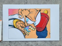 SIGNED ORIGINAL ART E. JIM TMNT