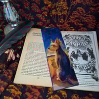 Image 2 of Bookmarks Halloween 2025 Dog - Yorkshire Terrier contemplating