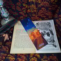Image 3 of Bookmarks Halloween 2025 Dog - Cavalier King Charles Spaniel and the moon