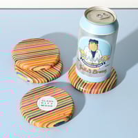 Image 2 of Mini Tinnie Tables - Set of 4 Recycled Skate Coasters