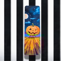 Image 1 of Bookmarks Halloween 2025 Pumpkins - pumpkin winking