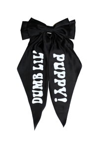 Image 2 of DUMB LIL' PUPPY HAIR CLIP BOW