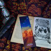 Image 3 of Bookmarks Halloween 2025 Girls - Pumpkin headed girl